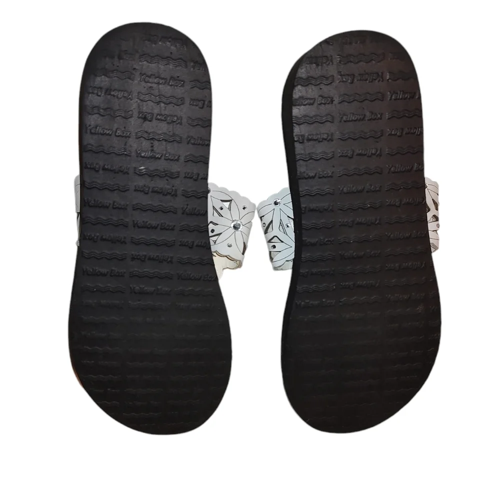 Yellow Box White Sandals - Picture 3 of 4